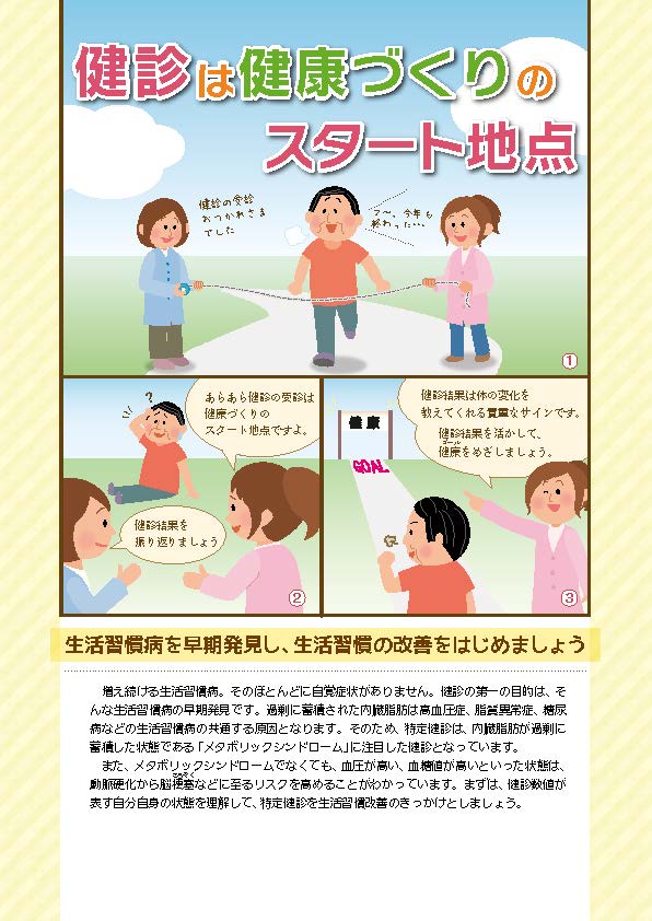 健診は健康づくりのスタート地点