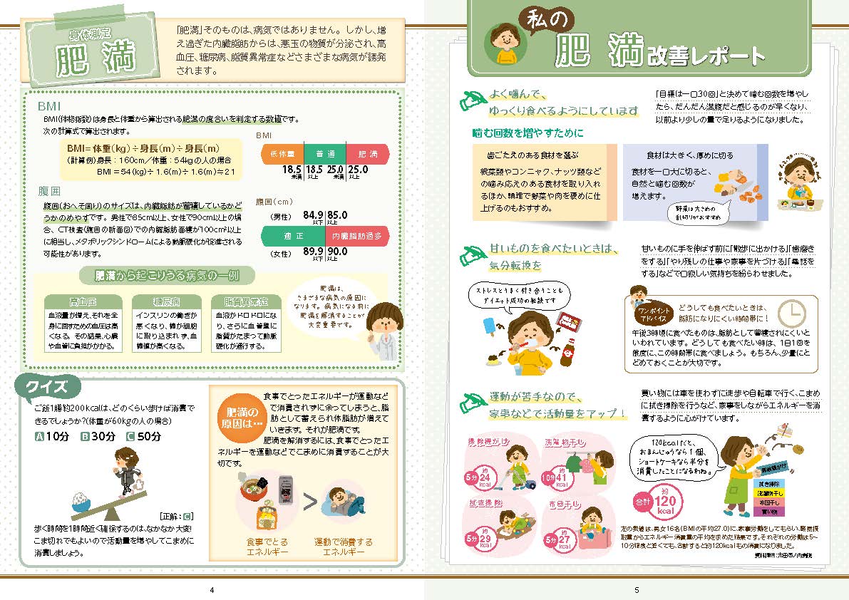 健診結果の見方・活かし方 私の健康づくりレポート