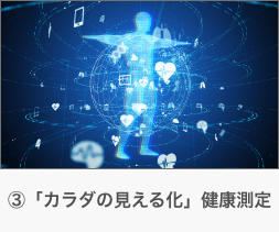 (3) 「カラダの見える化」健康測定